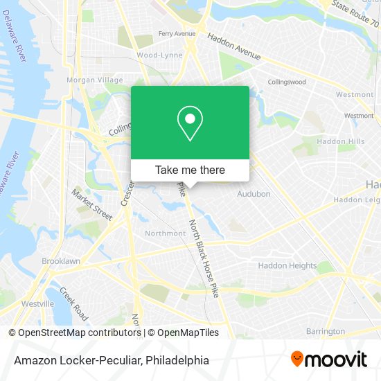 Amazon Locker-Peculiar map