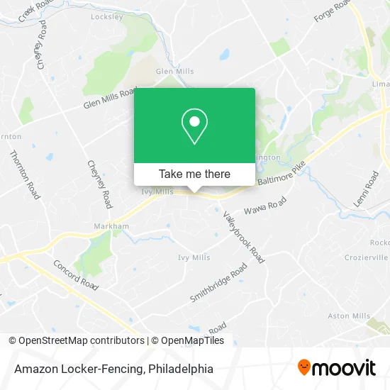 Amazon Locker-Fencing map