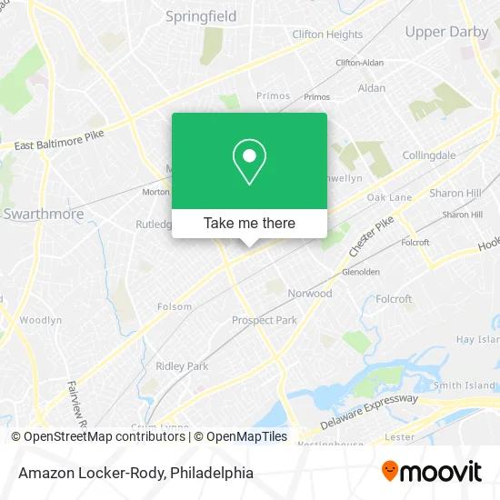 Amazon Locker-Rody map