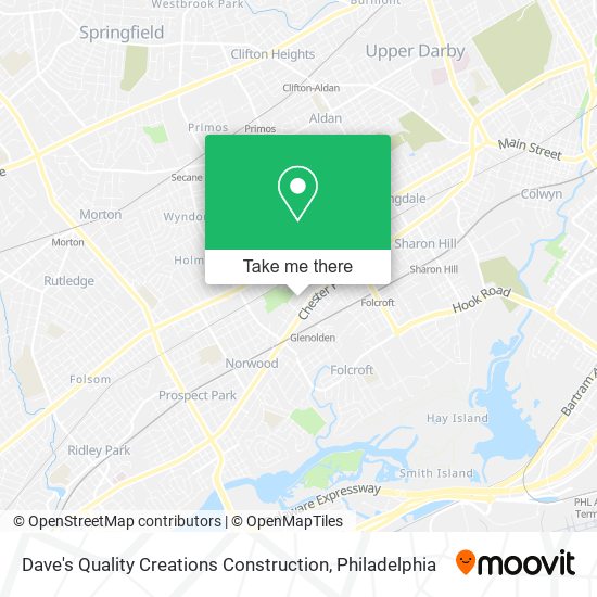 Mapa de Dave's Quality Creations Construction