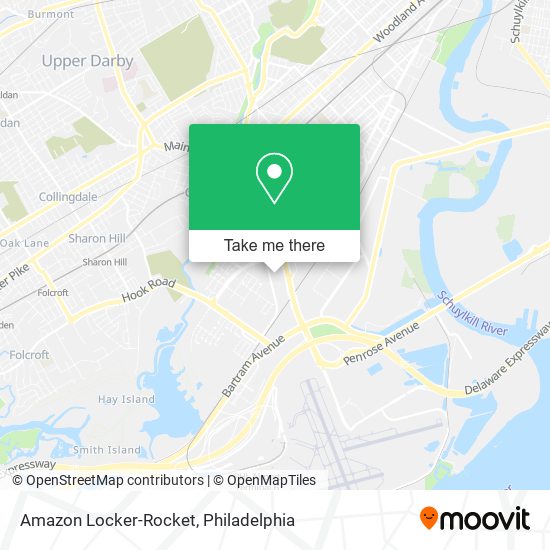 Mapa de Amazon Locker-Rocket