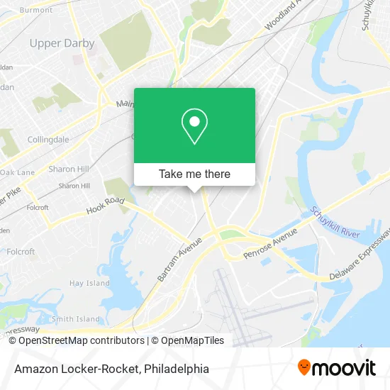 Amazon Locker-Rocket map