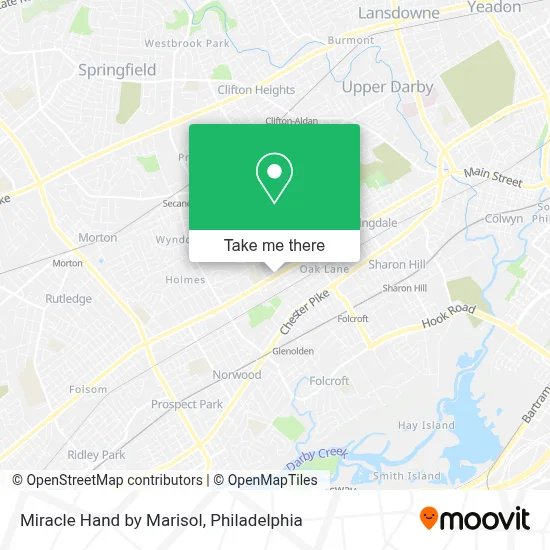 Miracle Hand by Marisol map