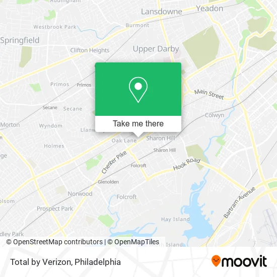 Total by Verizon map