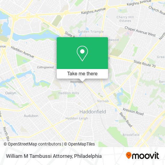 Mapa de William M Tambussi Attorney