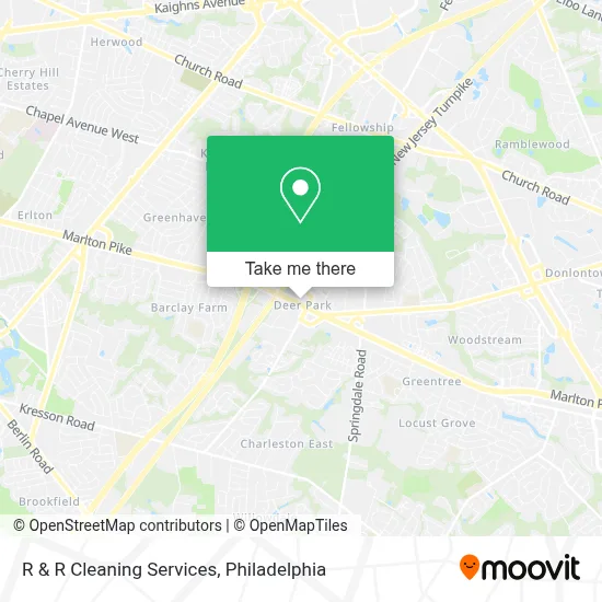 R & R Cleaning Services map