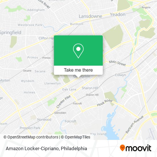 Amazon Locker-Cipriano map