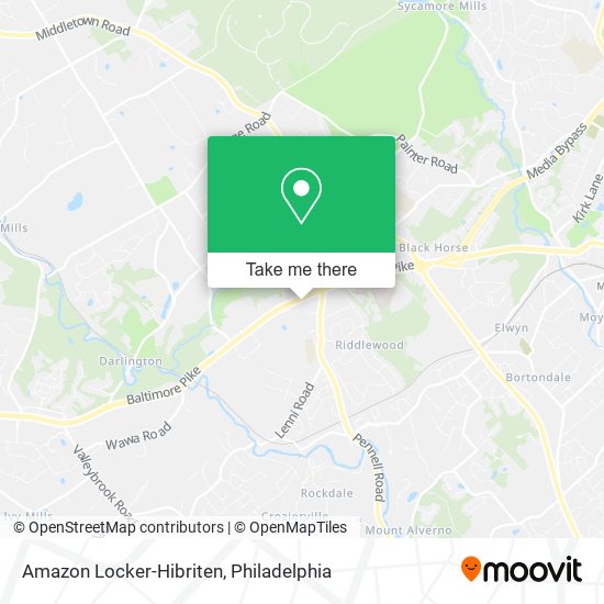 Amazon Locker-Hibriten map