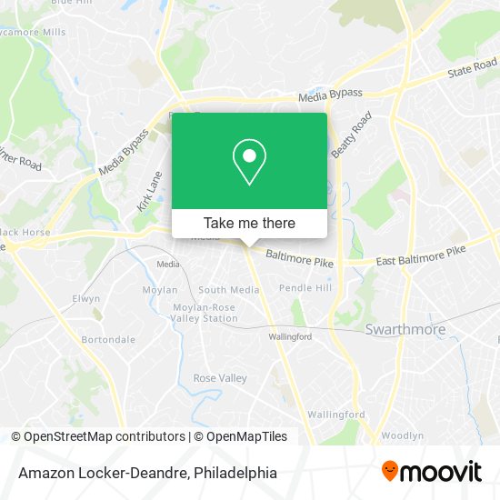Amazon Locker-Deandre map