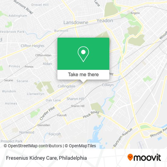 Fresenius Kidney Care map