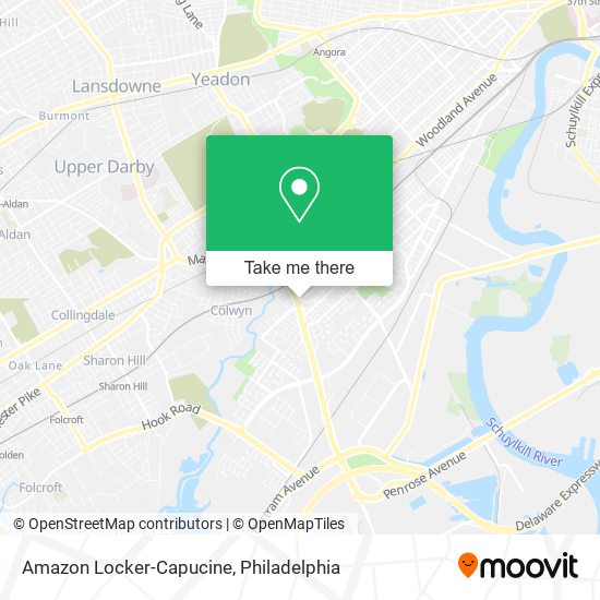 Mapa de Amazon Locker-Capucine