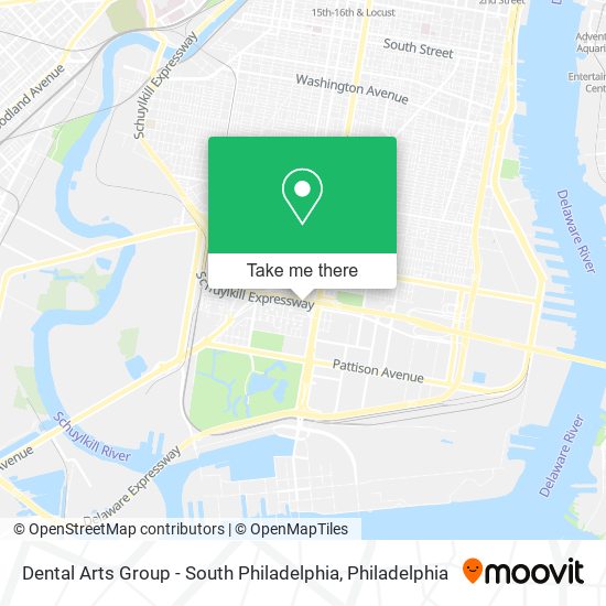 Dental Arts Group - South Philadelphia map