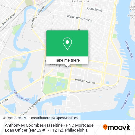 Anthony M Coombes-Haseltine - PNC Mortgage Loan Officer (NMLS #1711212) map