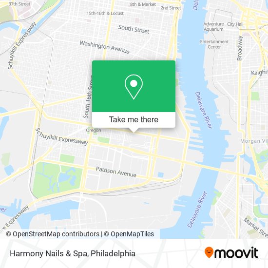 Mapa de Harmony Nails & Spa