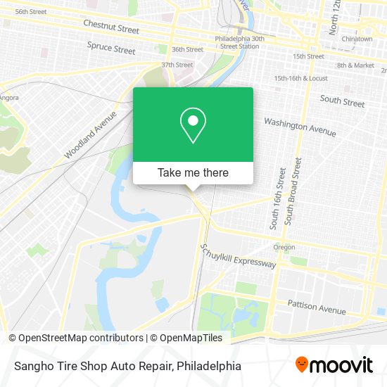 Mapa de Sangho Tire Shop Auto Repair