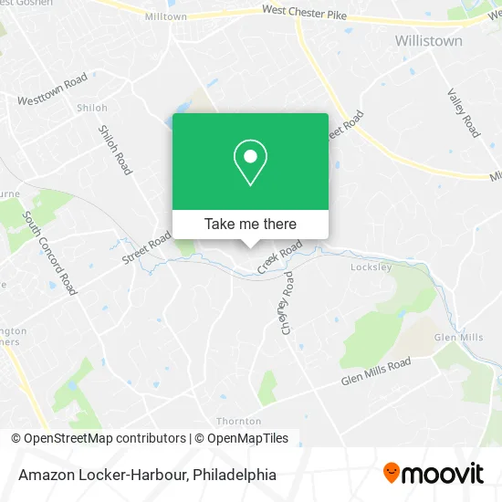 Amazon Locker-Harbour map