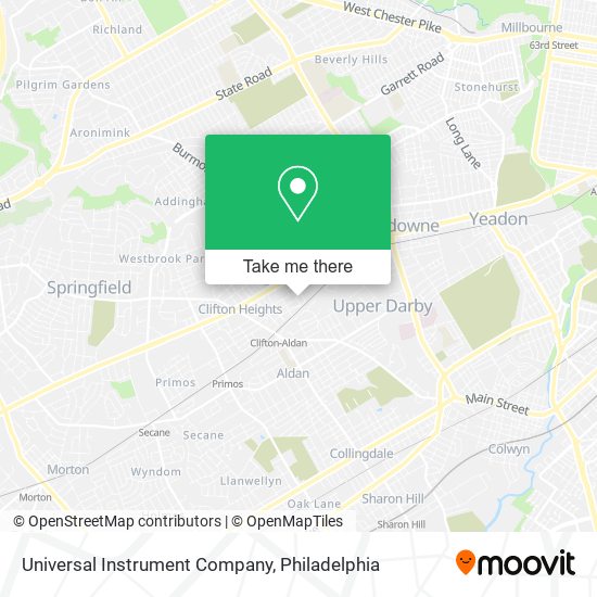 Universal Instrument Company map