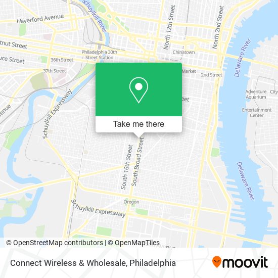 Mapa de Connect Wireless & Wholesale