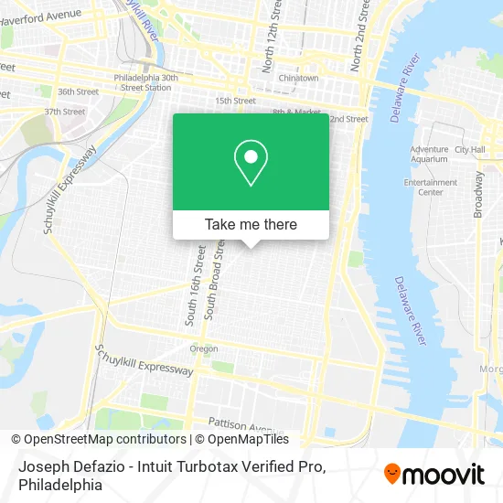 Joseph Defazio - Intuit Turbotax Verified Pro map