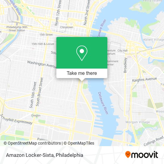 Amazon Locker-Sixta map