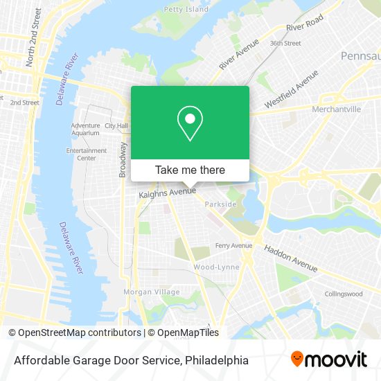 Mapa de Affordable Garage Door Service