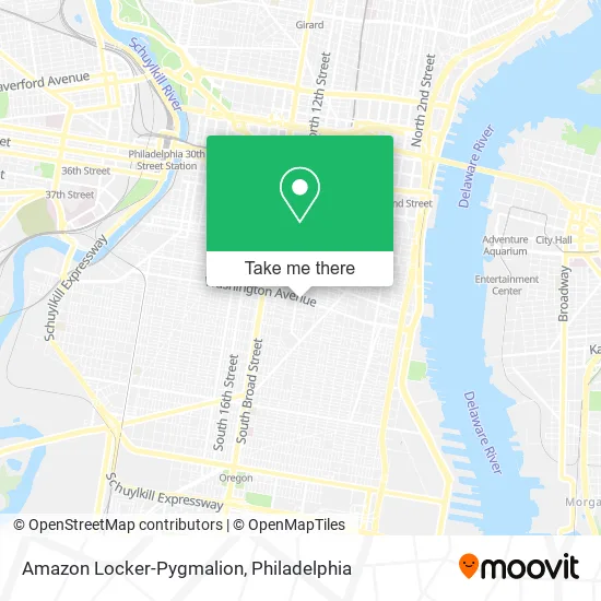 Amazon Locker-Pygmalion map