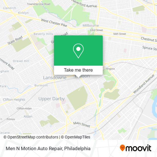 Mapa de Men N Motion Auto Repair