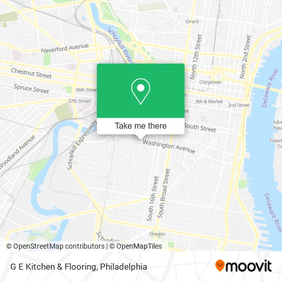 G E Kitchen & Flooring map