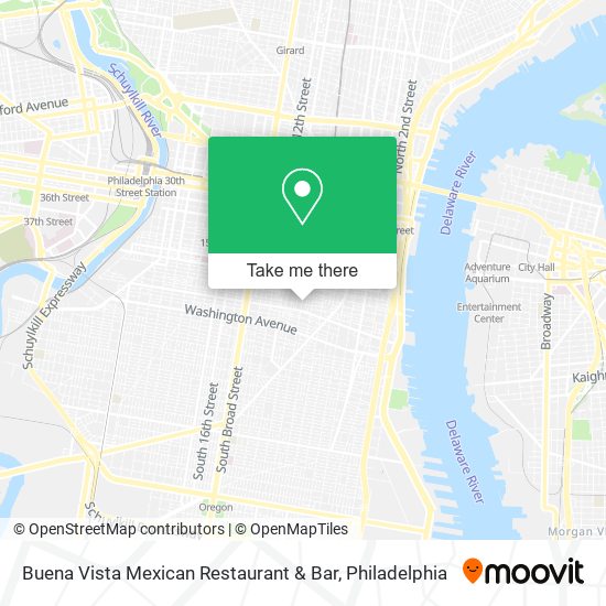 Buena Vista Mexican Restaurant & Bar map