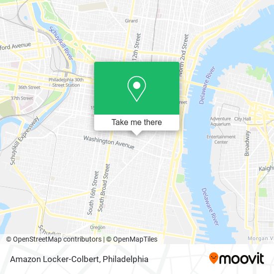 Amazon Locker-Colbert map