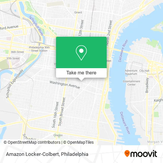Mapa de Amazon Locker-Colbert
