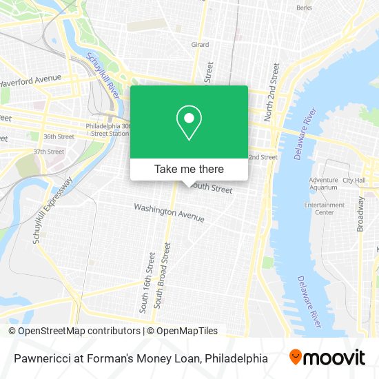 Pawnericci at Forman's Money Loan map