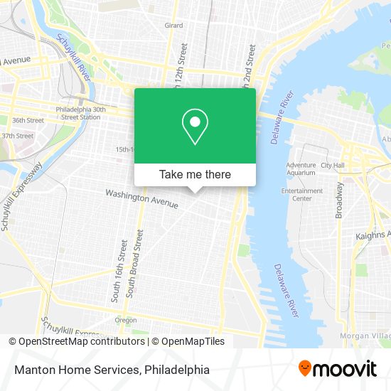 Manton Home Services map