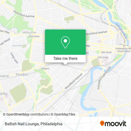 Mapa de Bellish Nail Lounge