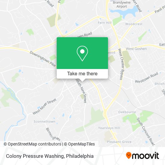 Colony Pressure Washing map