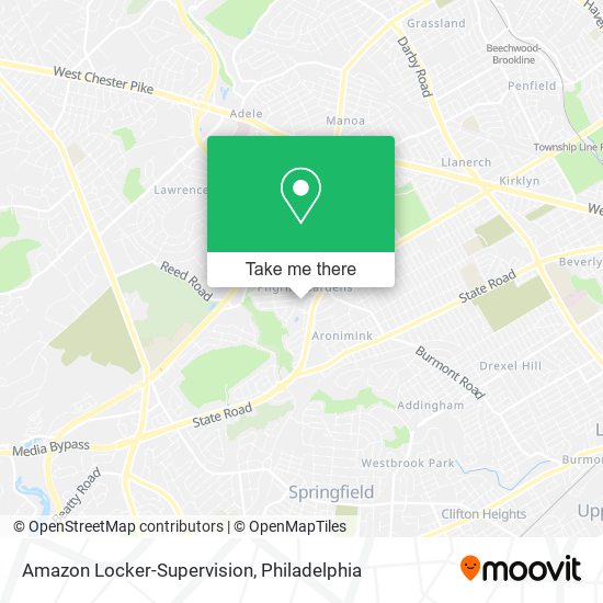 Mapa de Amazon Locker-Supervision