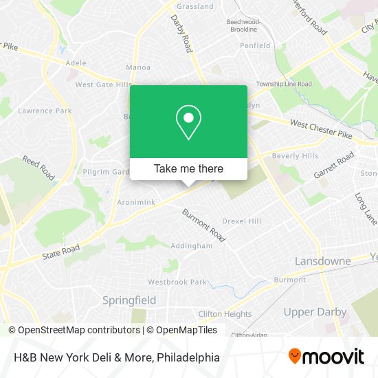 H&B New York Deli & More map