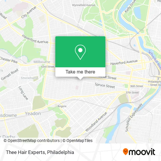 Thee Hair Experts map