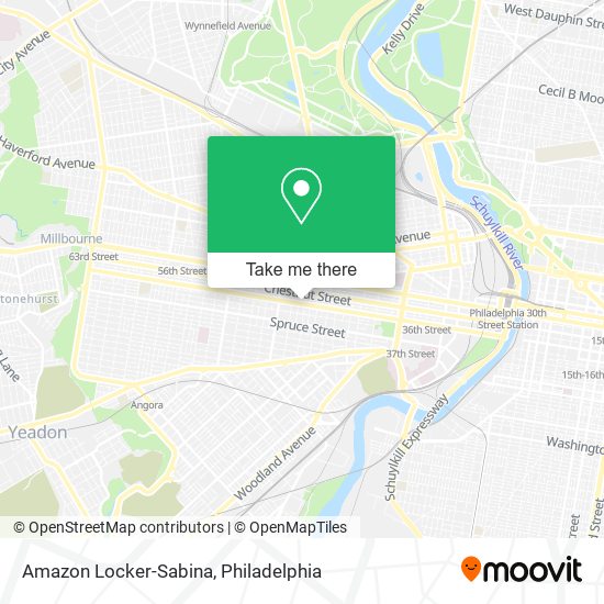 Mapa de Amazon Locker-Sabina