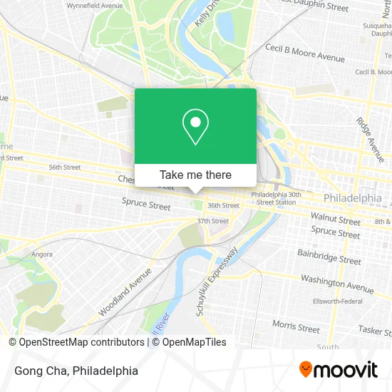 Gong Cha map