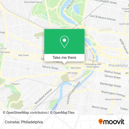 Coinstar map