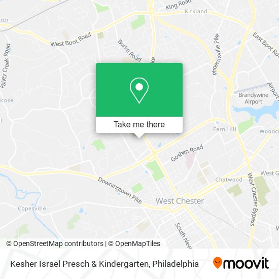 Mapa de Kesher Israel Presch & Kindergarten