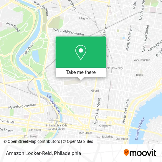 Amazon Locker-Reid map