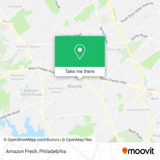 Amazon Fresh map