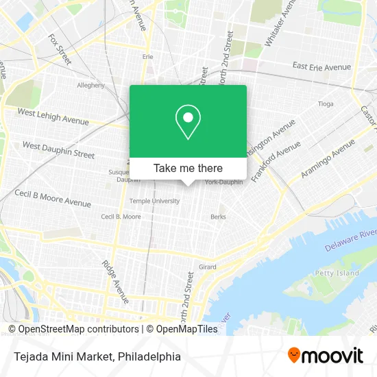 Tejada Mini Market map