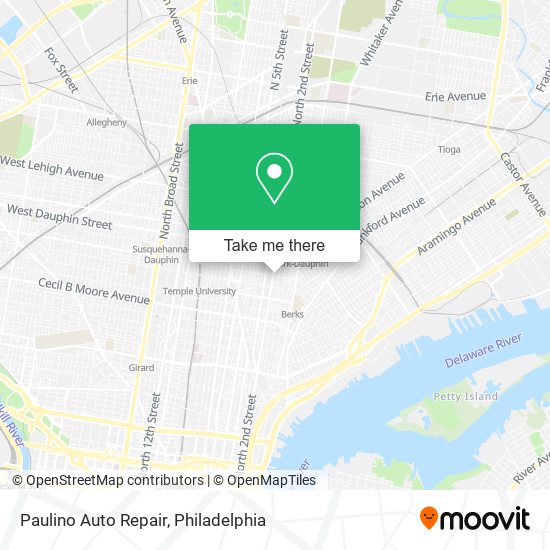 Paulino Auto Repair map