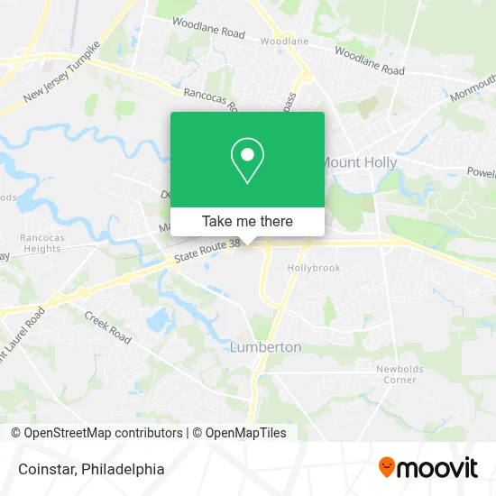 Coinstar map