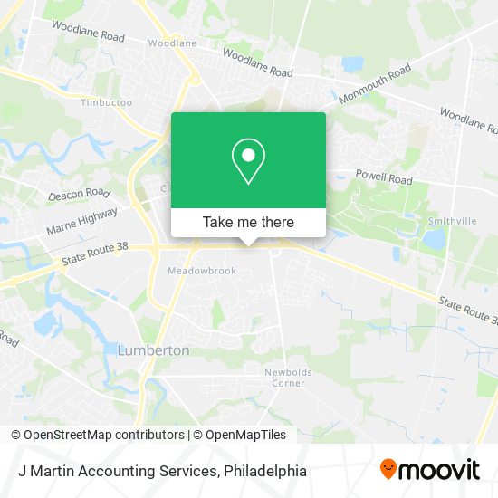 J Martin Accounting Services map