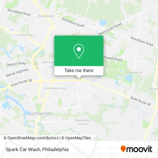 Spark Car Wash map