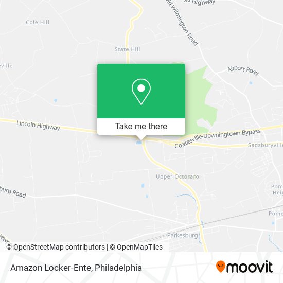 Mapa de Amazon Locker-Ente